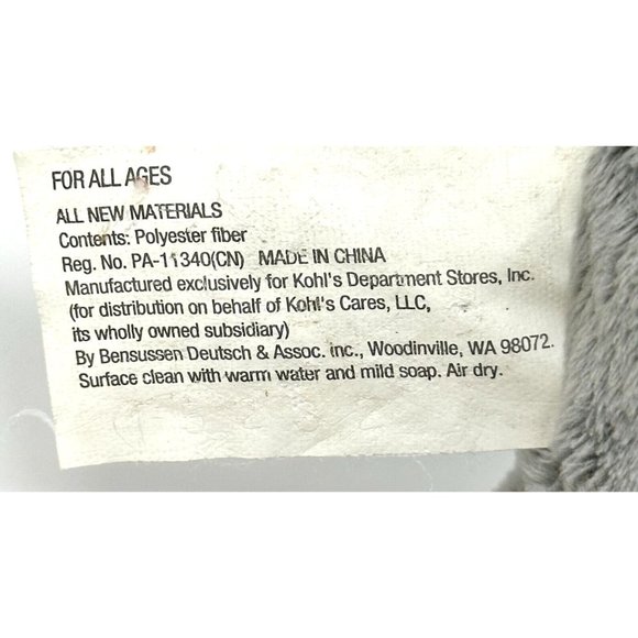 Kohls Cares Plush Elephant Nancy Tillman Book Collection Stuffed Animal Toy 14" - Picture 12 of 15